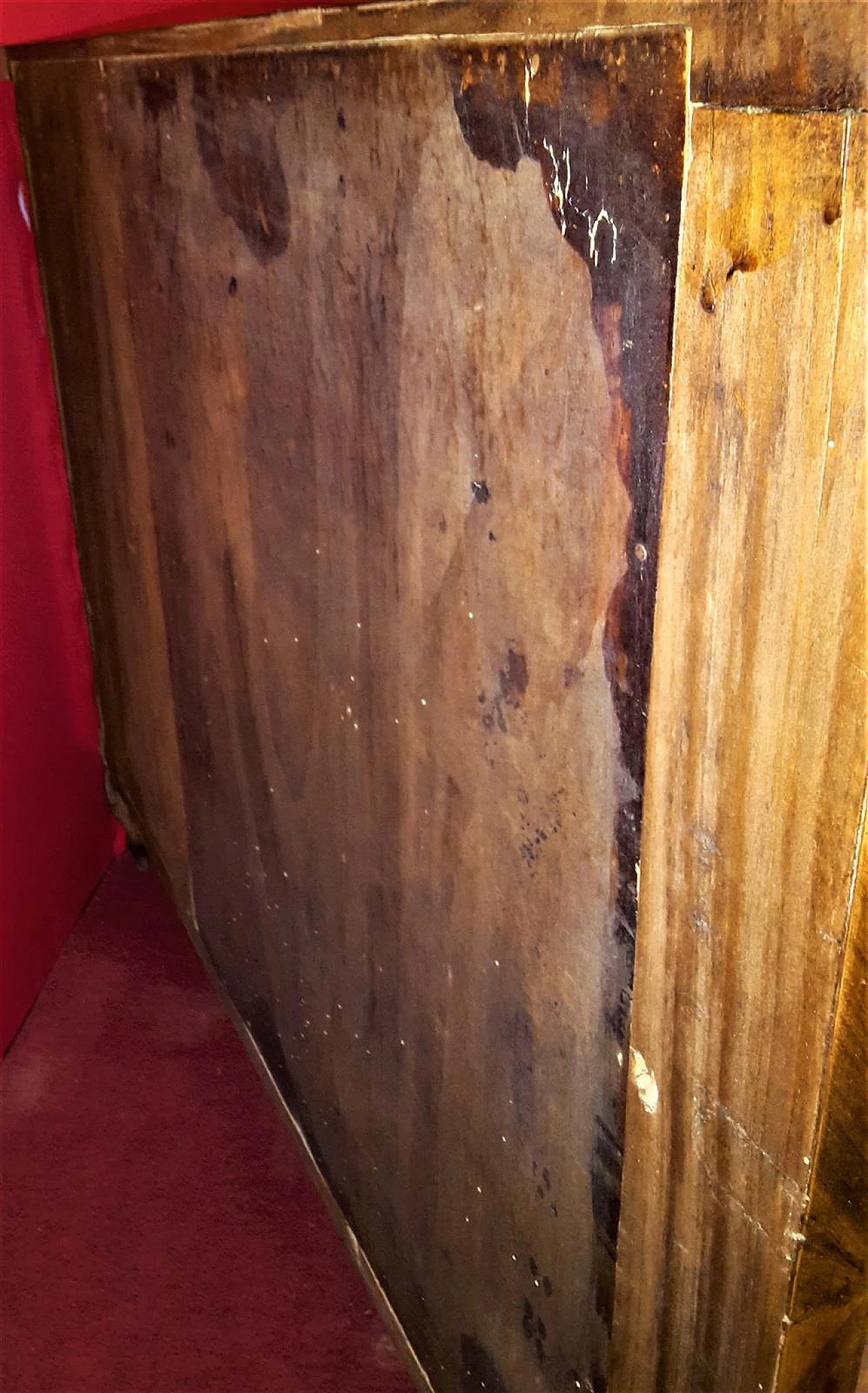 Mobile da ingresso in noce e radica di noce, anni '20 10