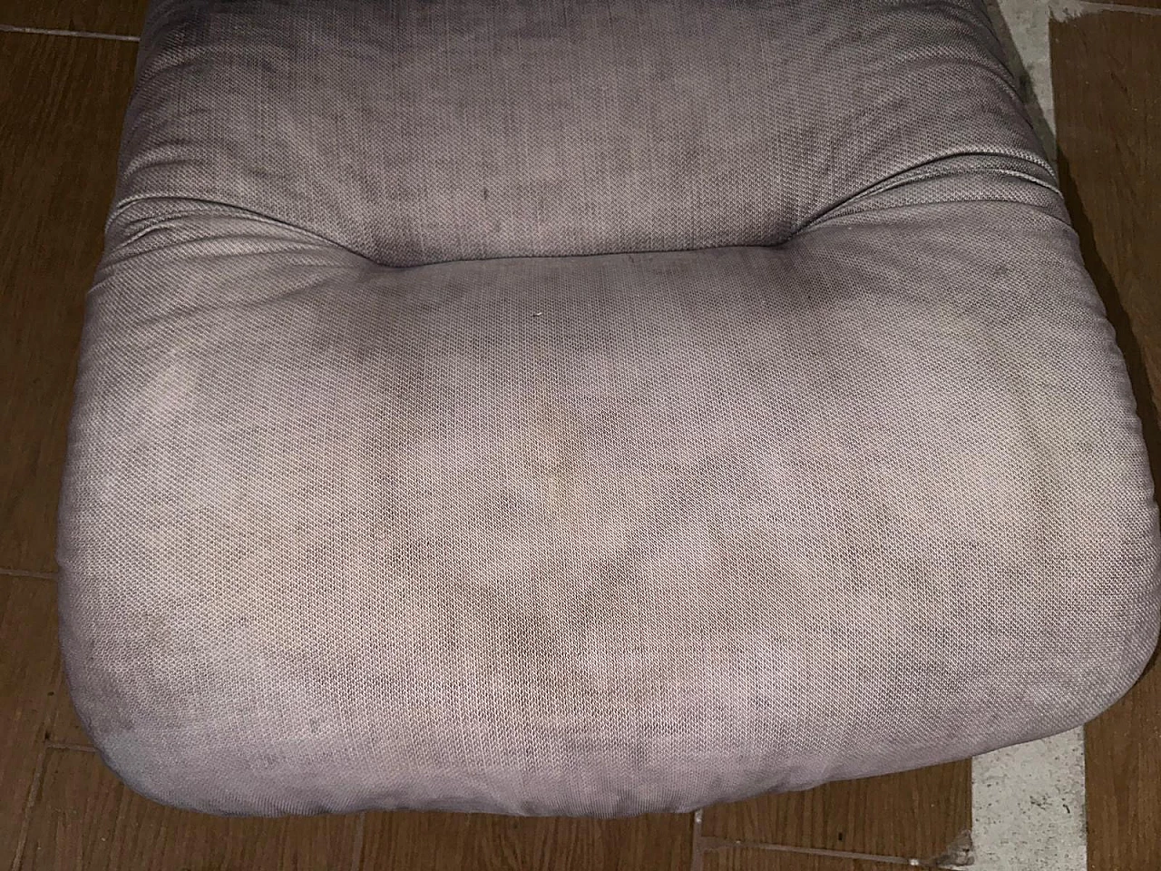 Armchair in grey velvet, 1970s 4