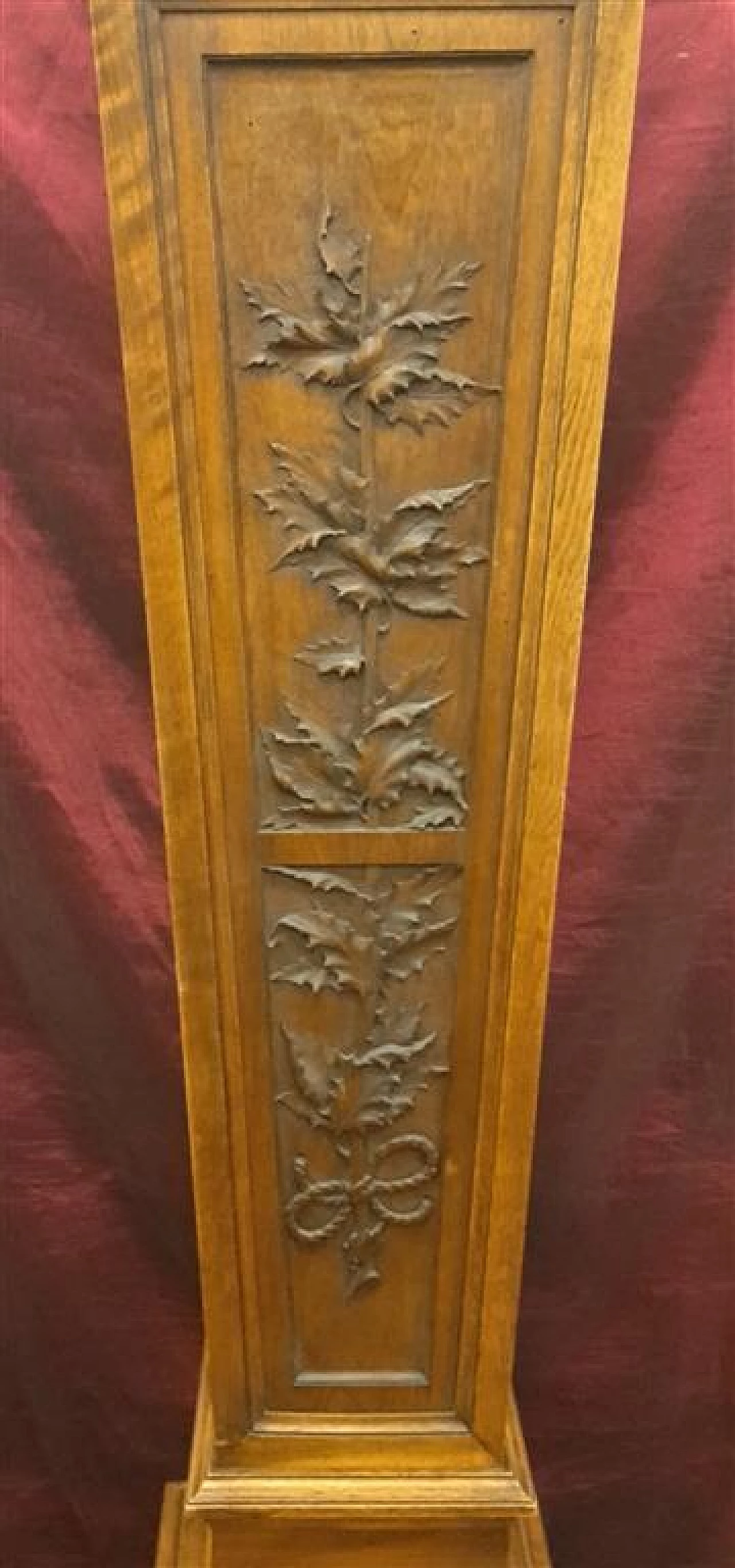 French walnut column, 19th century 4