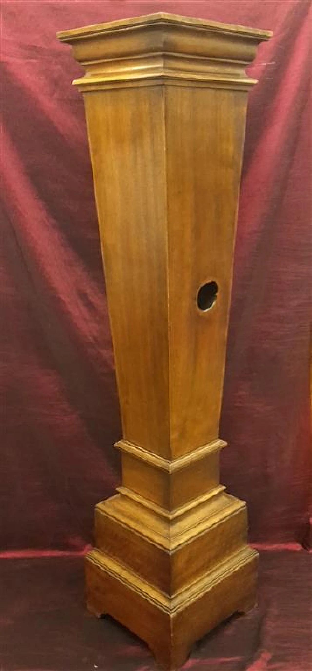 French walnut column, 19th century 5