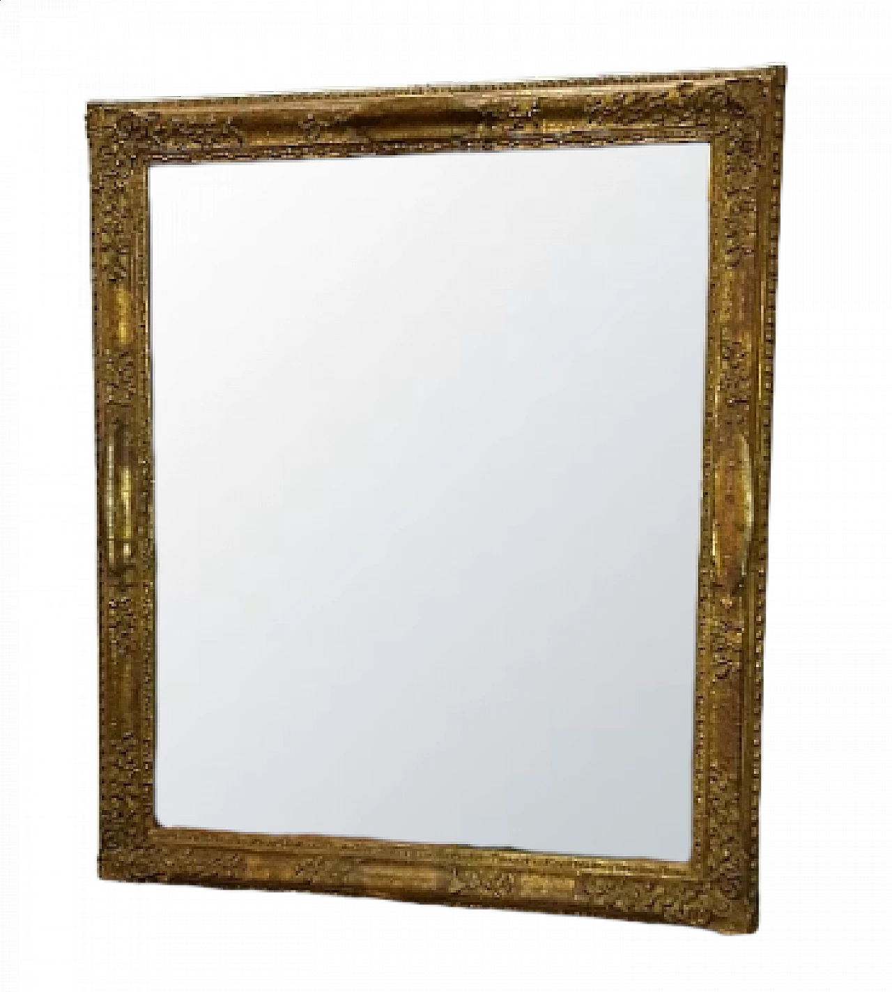 Specchio francese in legno e gesso dorato, '800 8