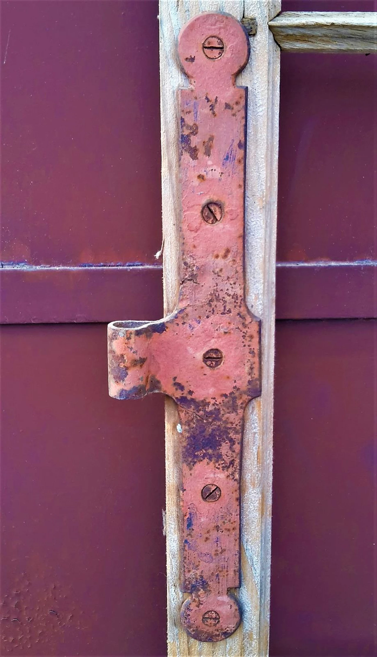 Larch and glass stable door, late 19th century 5