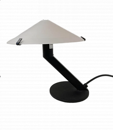 Tobia table lamp in glass and metal by Lamiprogetti, 1980s