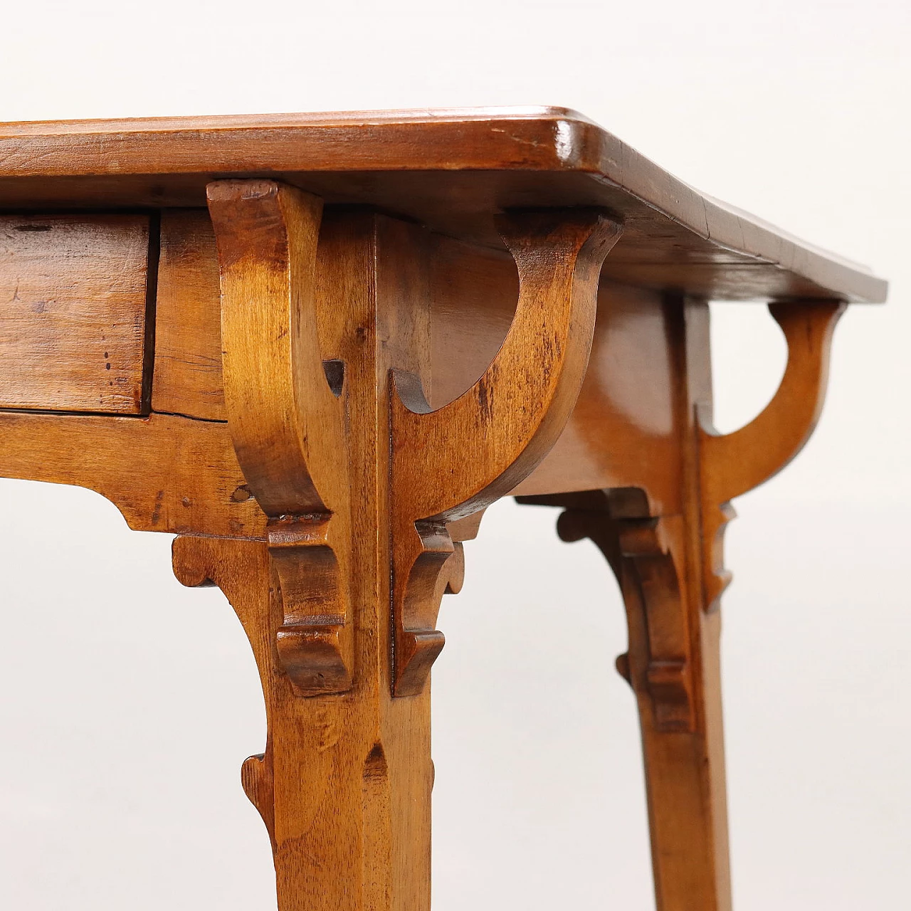 Art Nouveau desk in blond mahogany, early 20th century 3