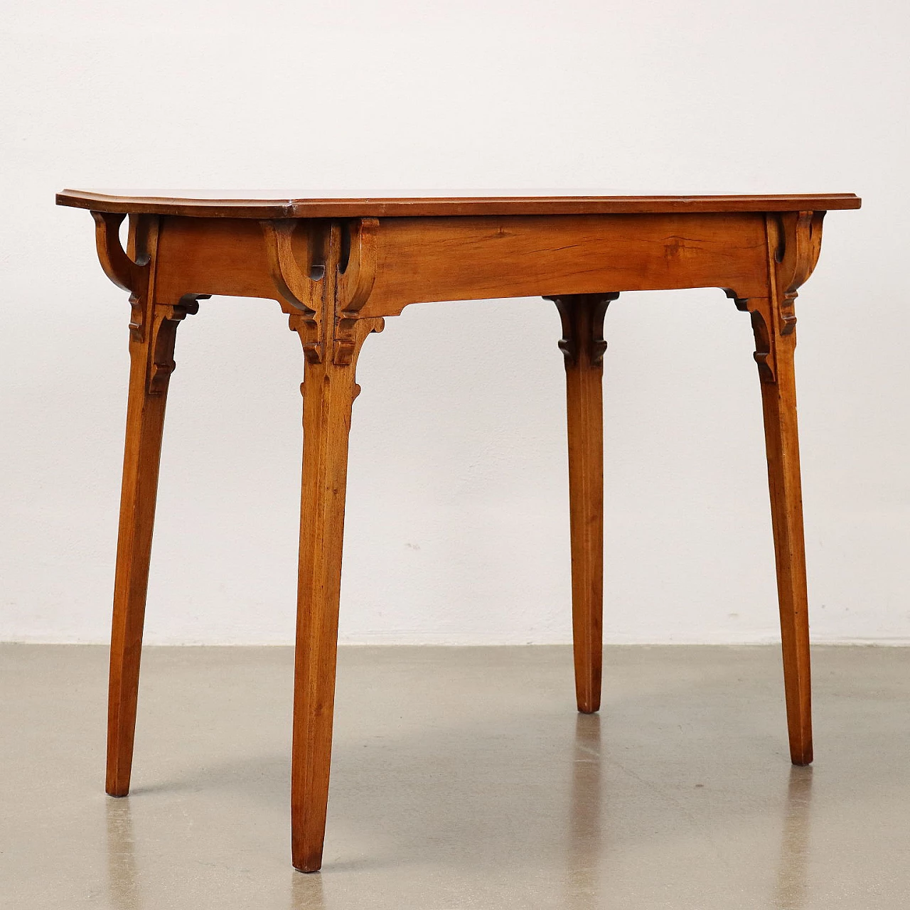 Art Nouveau desk in blond mahogany, early 20th century 9