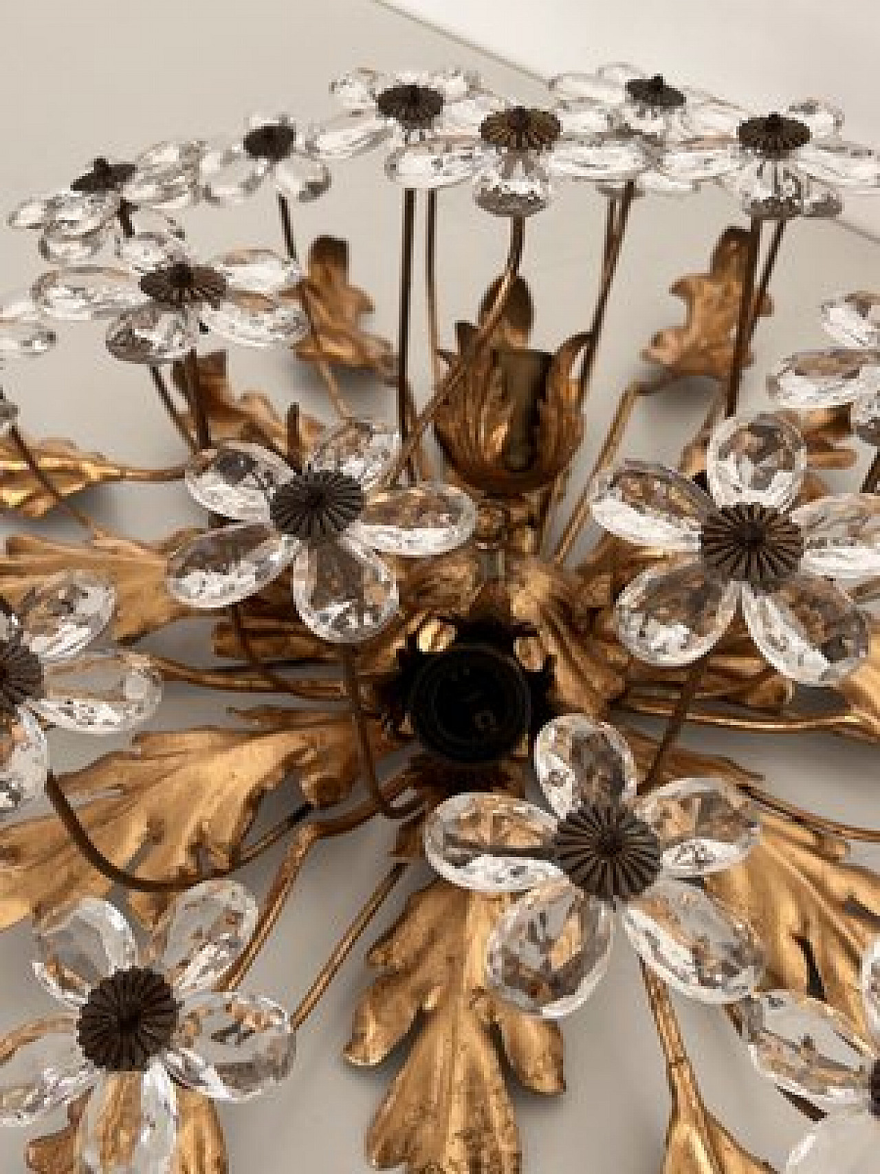 Lampada da incasso in vetro di Murano di Banci Firenze, anni '60 4