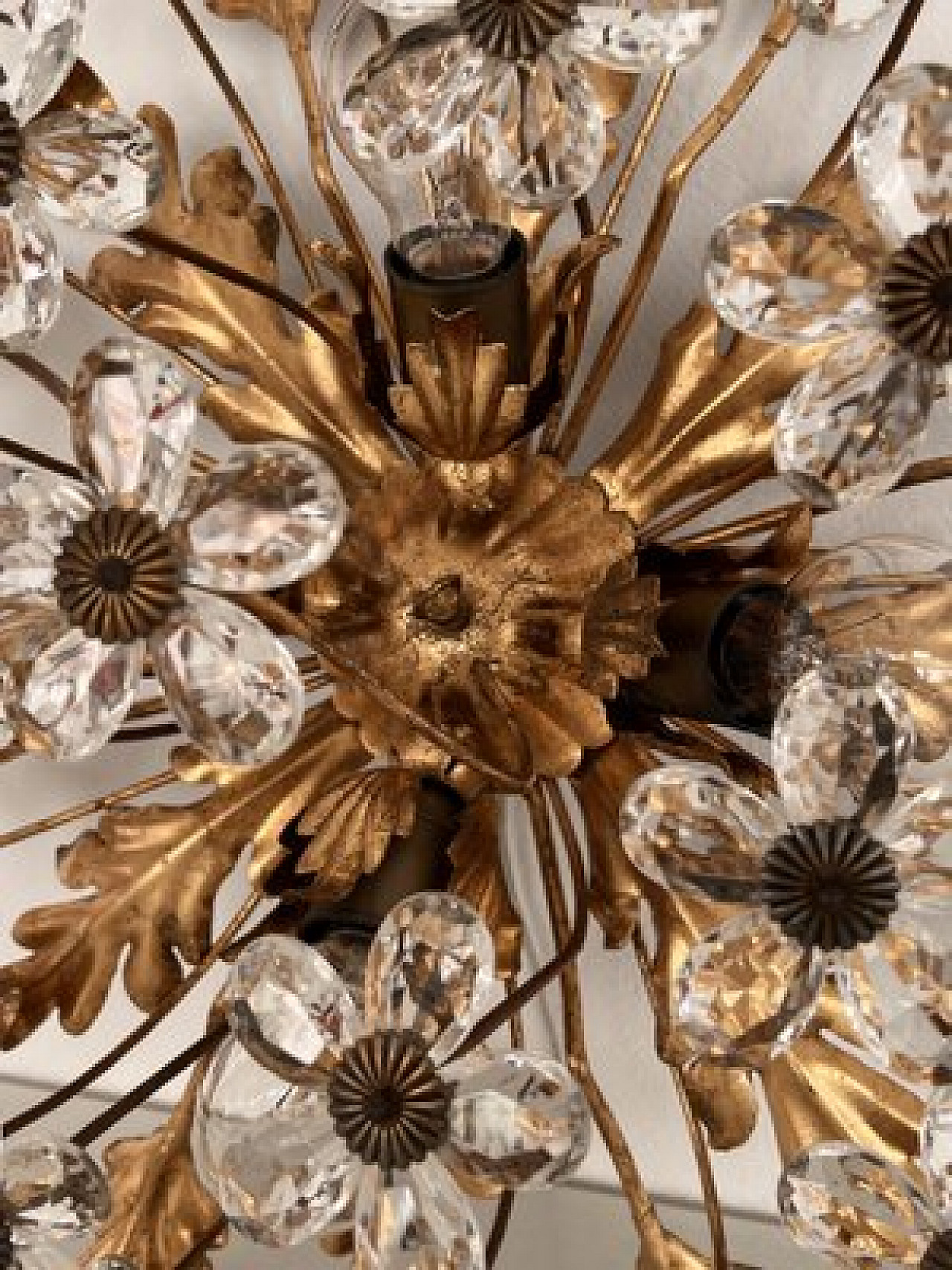 Lampada da incasso in vetro di Murano di Banci Firenze, anni '60 6