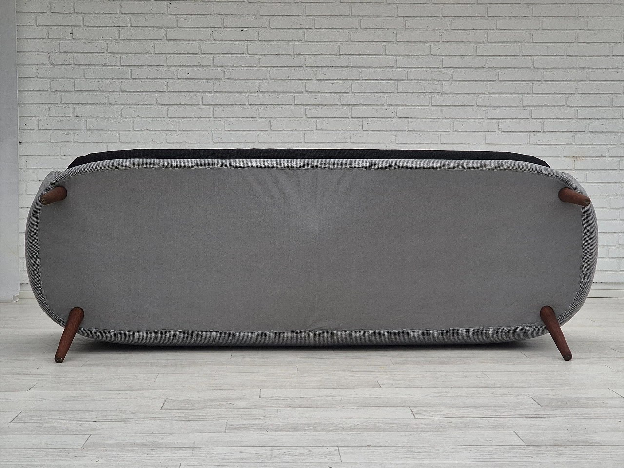 Grey and black sofa 58 by Kurt Østervig for Rolschau Møbler, 1960s 12