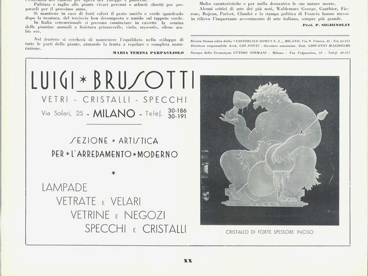 Specchio da incasso di Enzo Tradico per Brusotti, anni '30 2