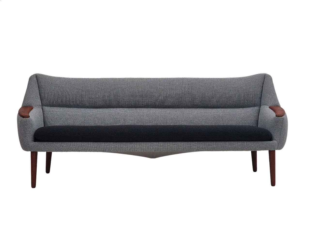 Grey and black sofa 58 by Kurt Østervig for Rolschau Møbler, 1960s 19