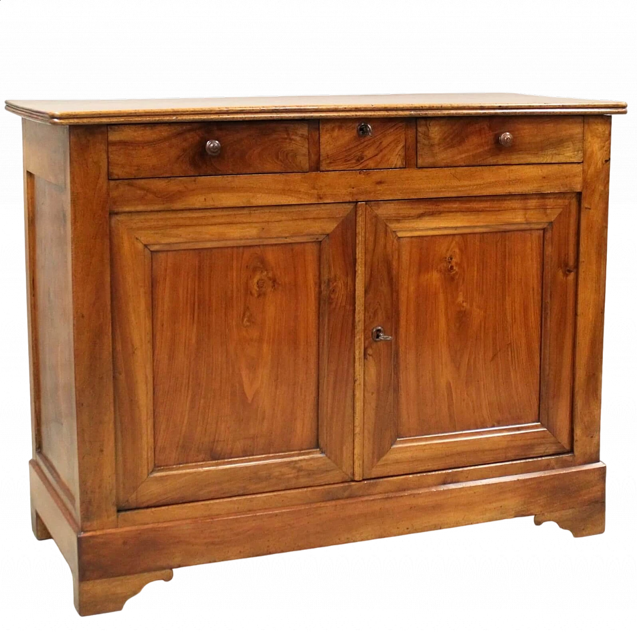 Louis Philippe solid walnut sideboard, first half of the 19th century 11