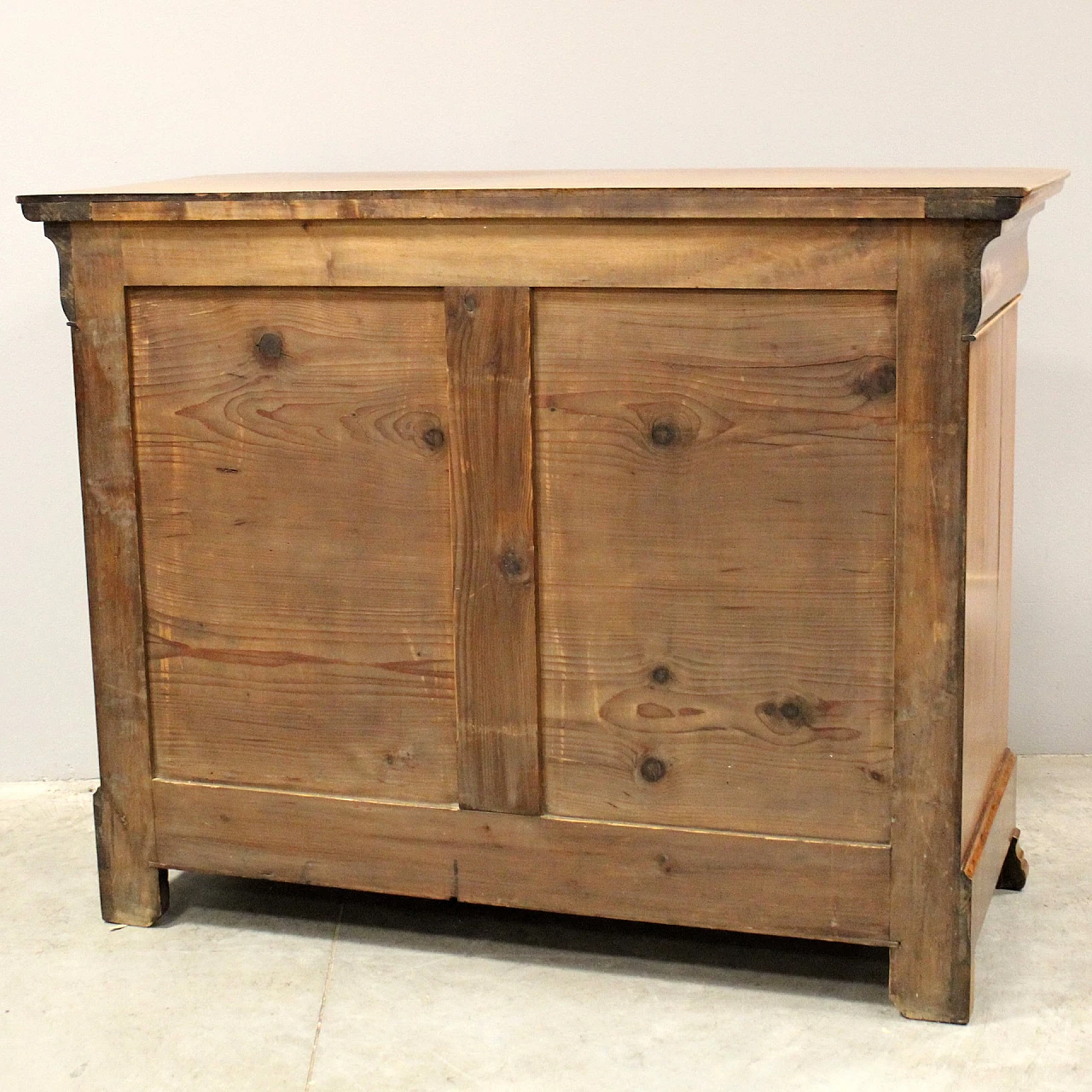 Louis Philippe walnut and walnut-root commode, mid-19th century 8