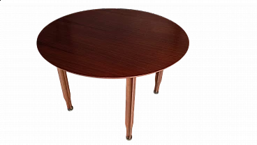Tavolo rotondo in palissandro di Gigi Radice, anni '50