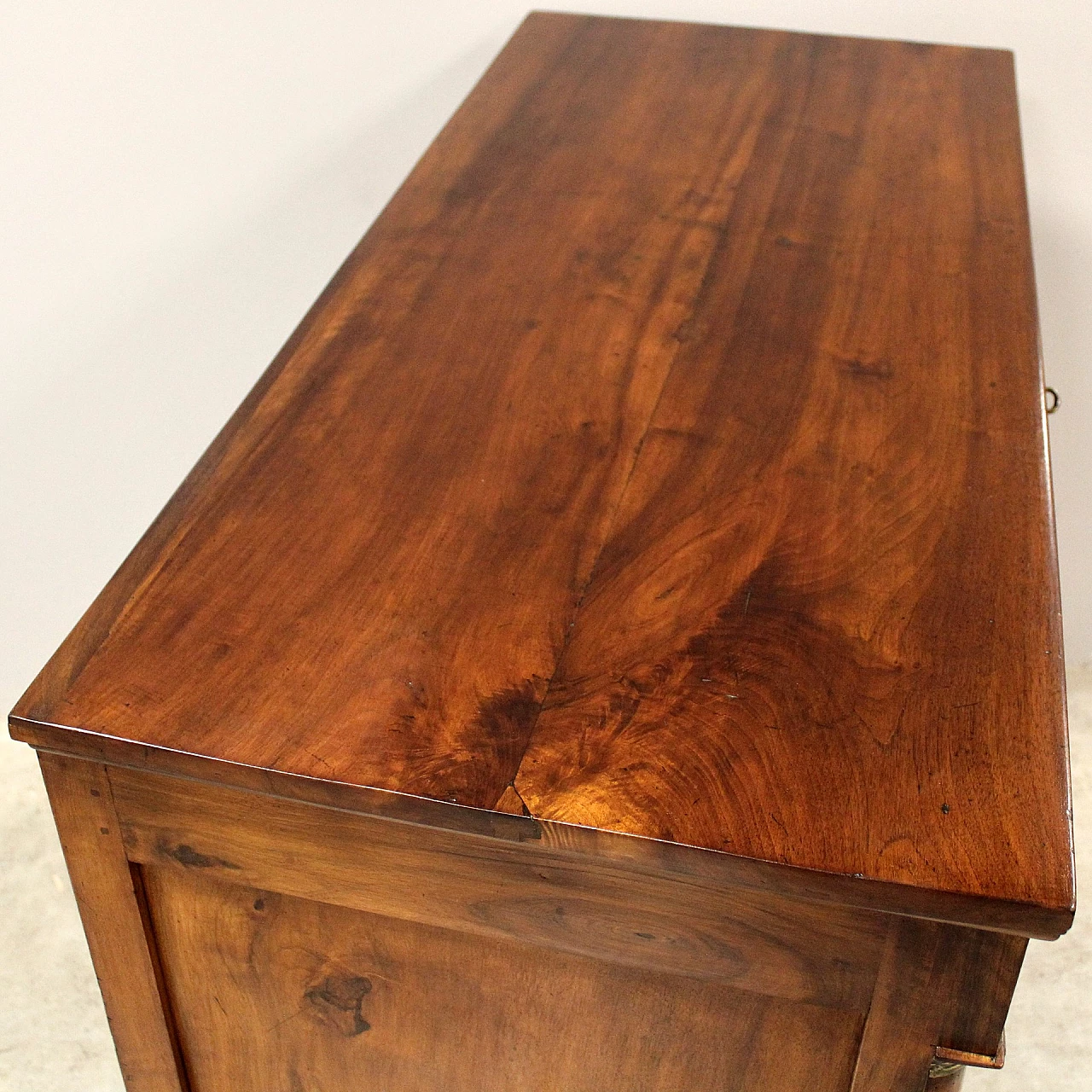 Credenza Impero in noce con ante e cassetti, inizio '800 10