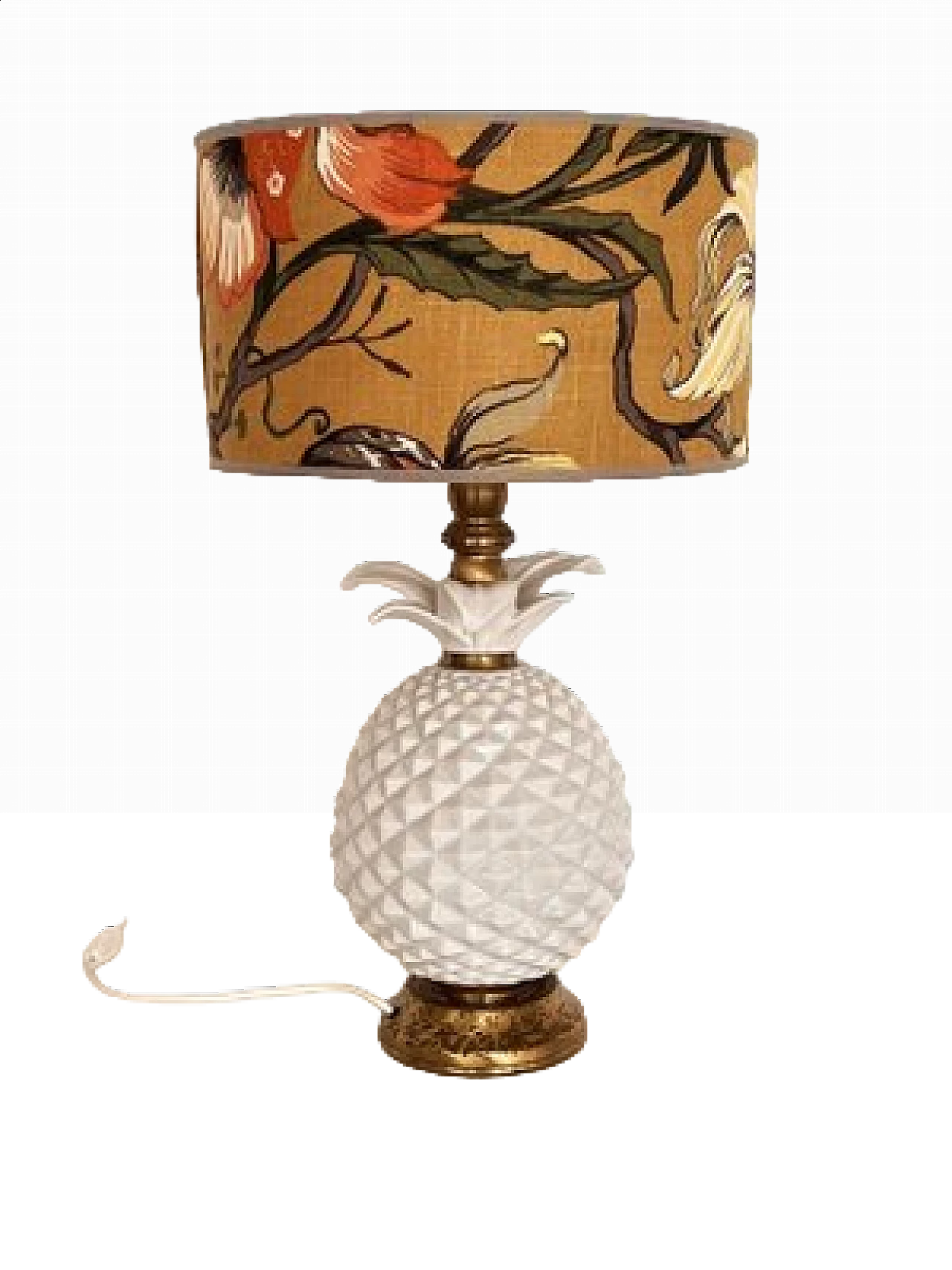 Table lamp with ceramic pineapple base, 1970s 13