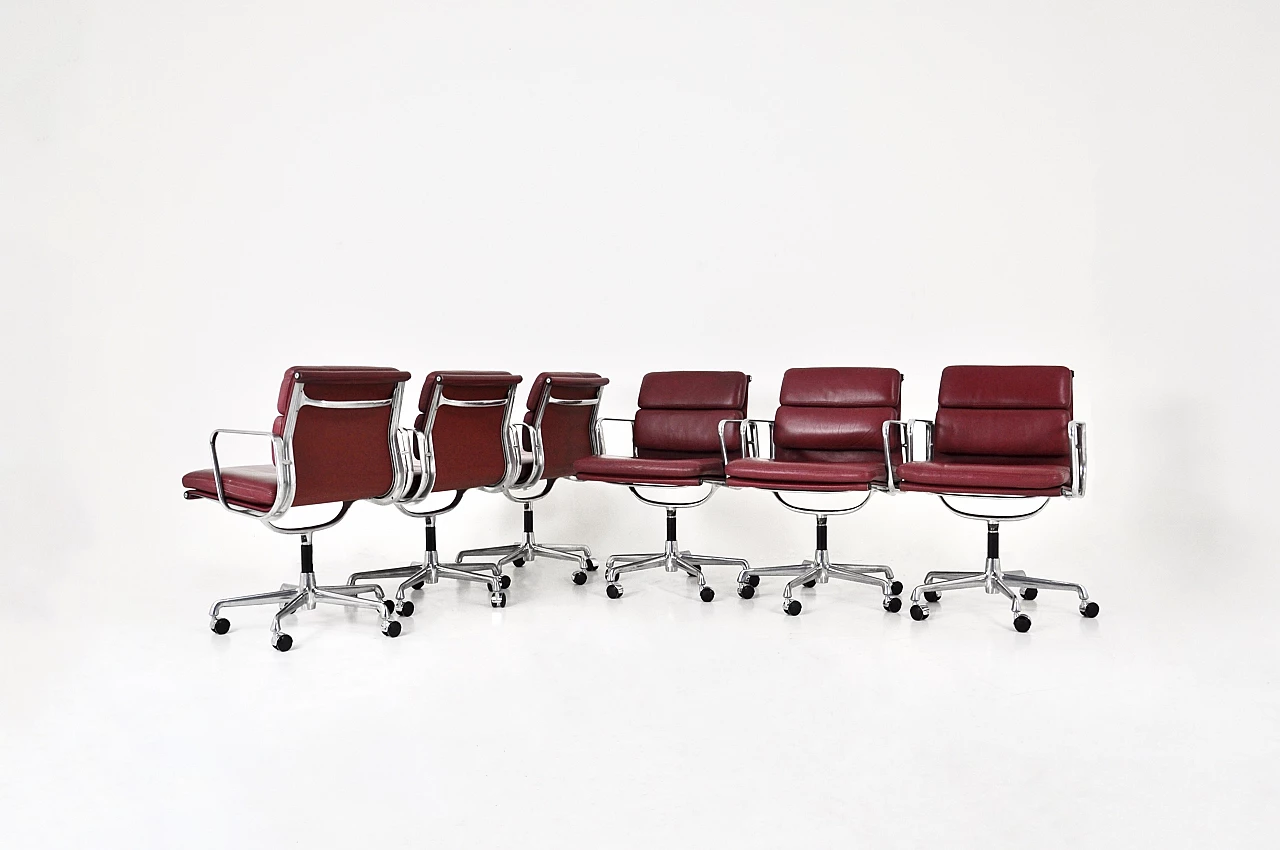6 Office chairs by Charles & Ray Eames for ICF, 1970s 1