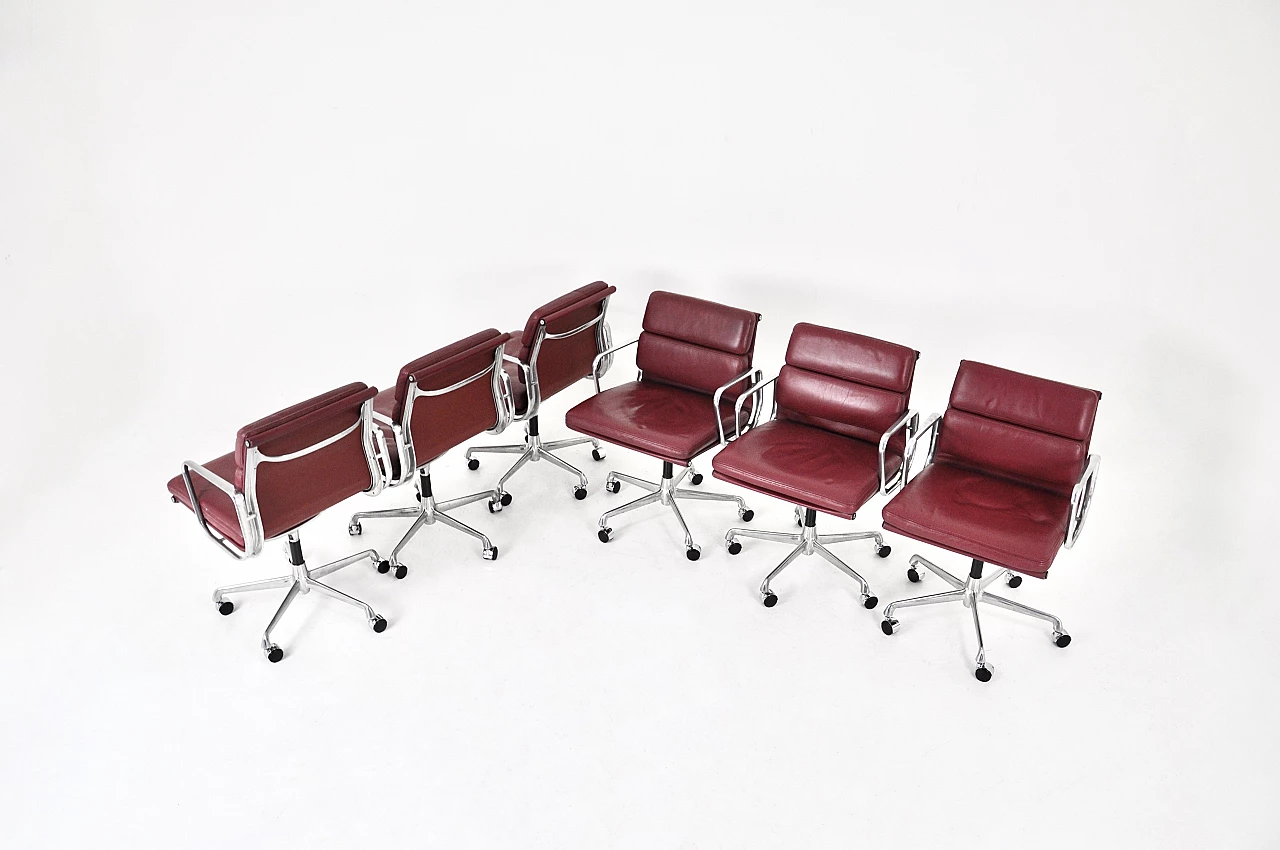 6 Office chairs by Charles & Ray Eames for ICF, 1970s 2