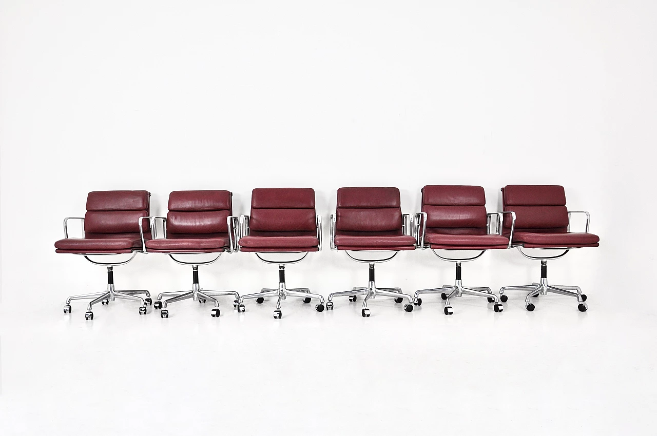6 Sedie da ufficio di Charles & Ray Eames per ICF, anni '70 3