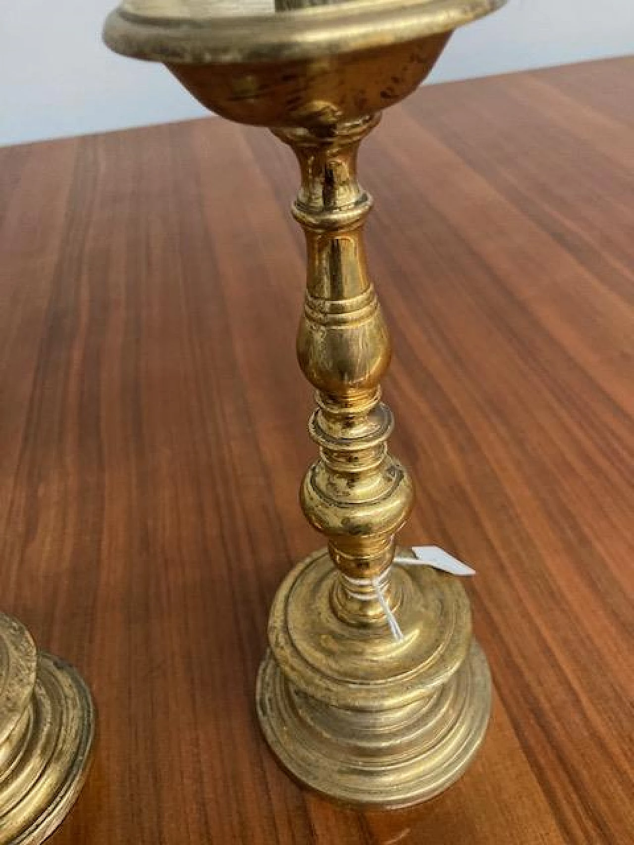 Coppia di candelieri Impero in bronzo, inizio '800 4