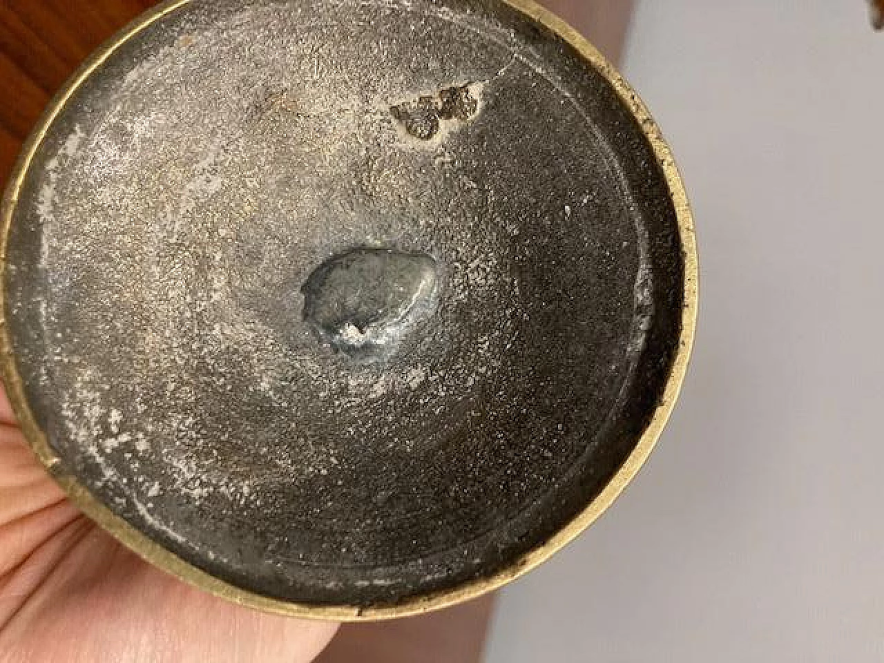 Coppia di candelieri Impero in bronzo, inizio '800 11