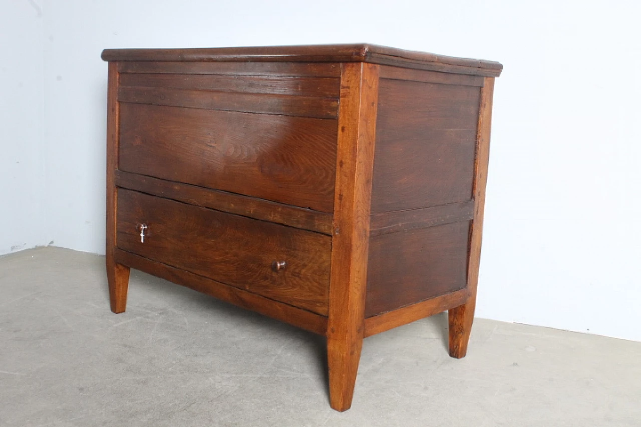 Umbrian Louis XVI chestnut bread cupboard, late 18th century 1