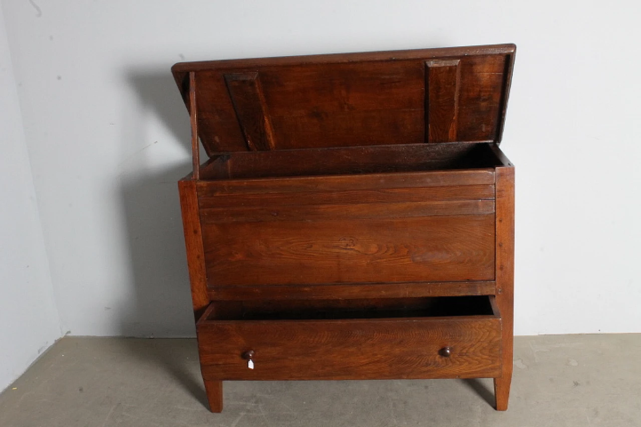 Umbrian Louis XVI chestnut bread cupboard, late 18th century 3