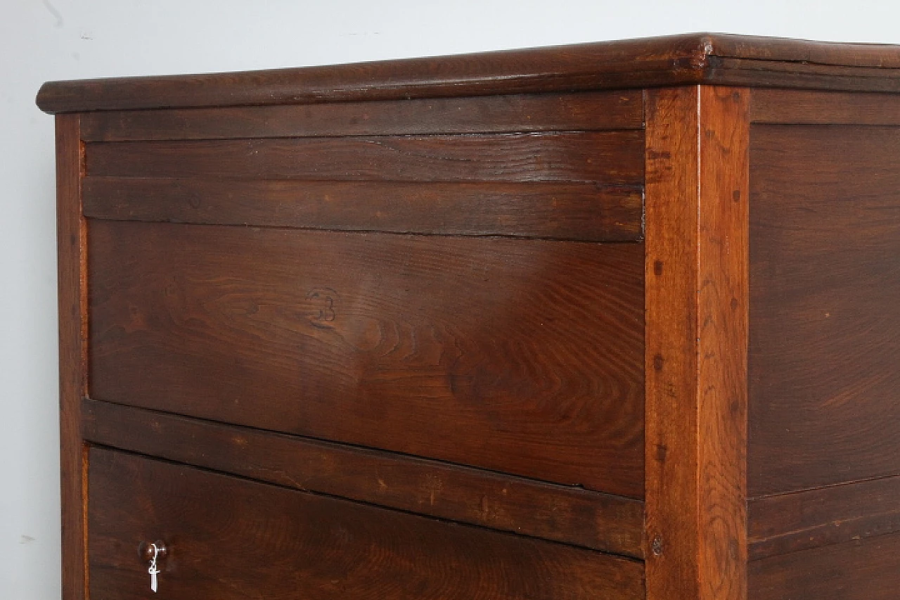 Umbrian Louis XVI chestnut bread cupboard, late 18th century 6