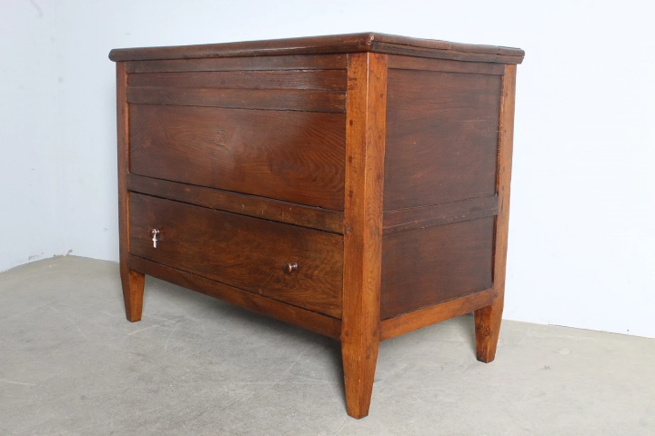 Umbrian Louis XVI chestnut bread cupboard, late 18th century 7