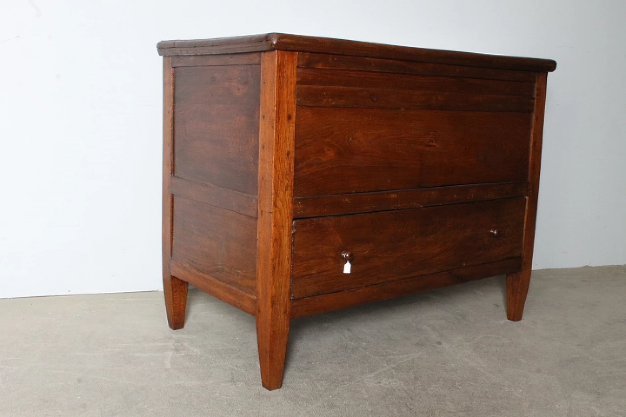 Umbrian Louis XVI chestnut bread cupboard, late 18th century 11