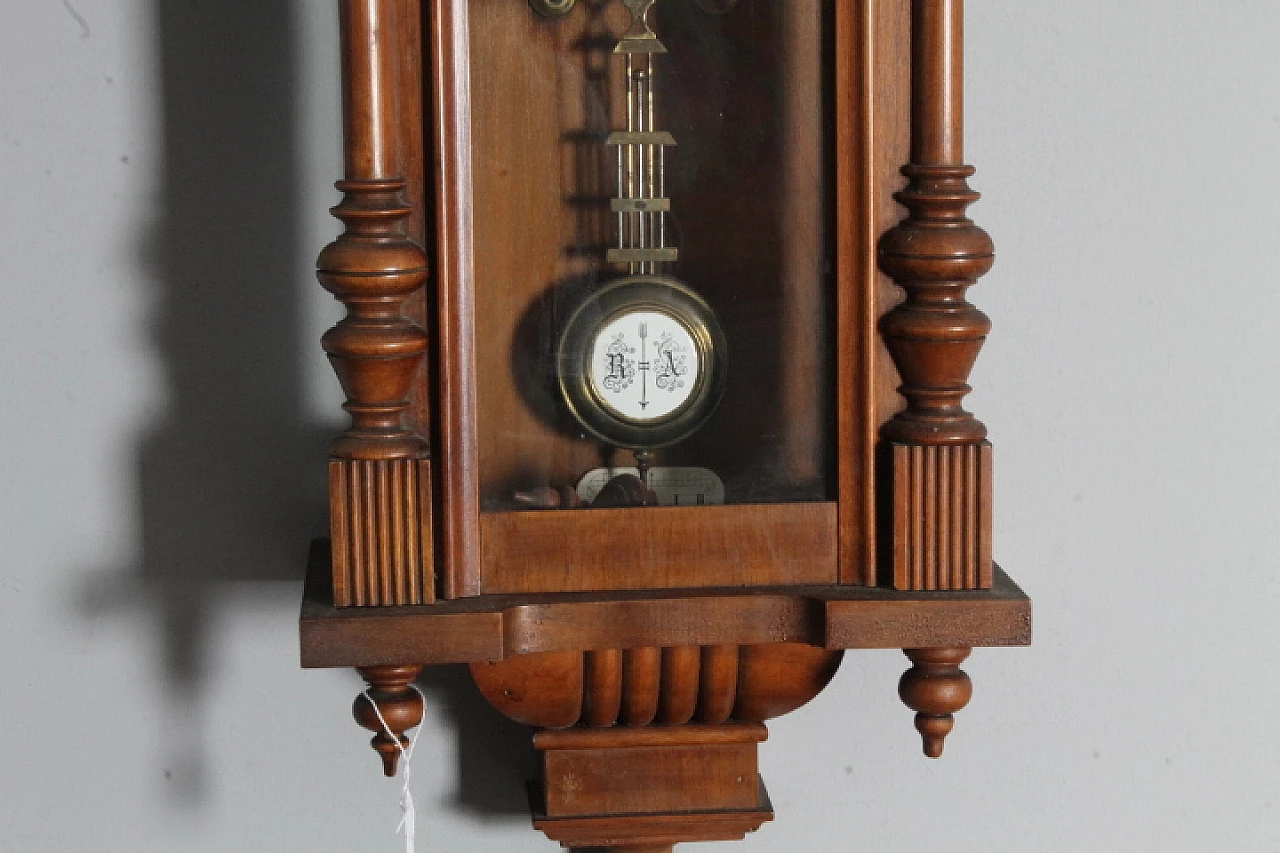 Walnut Junghans pendulum clock, early 20th century 4