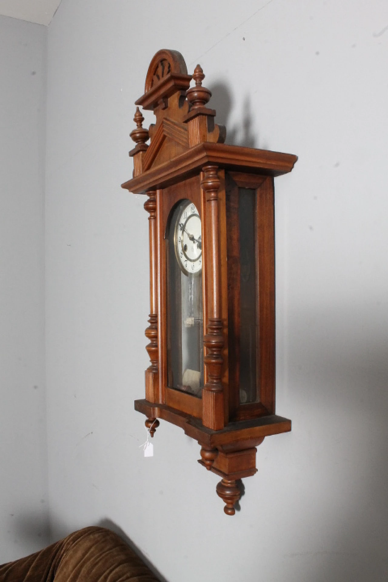 Walnut Junghans pendulum clock, early 20th century 5