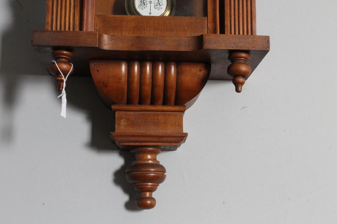 Walnut Junghans pendulum clock, early 20th century 8