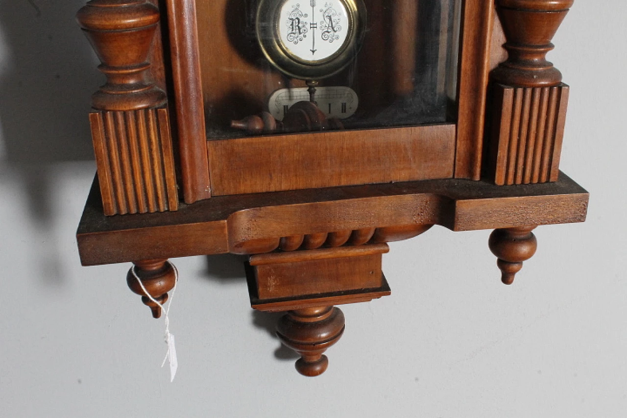 Walnut Junghans pendulum clock, early 20th century 10