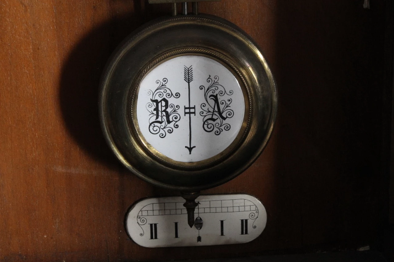 Walnut Junghans pendulum clock, early 20th century 13