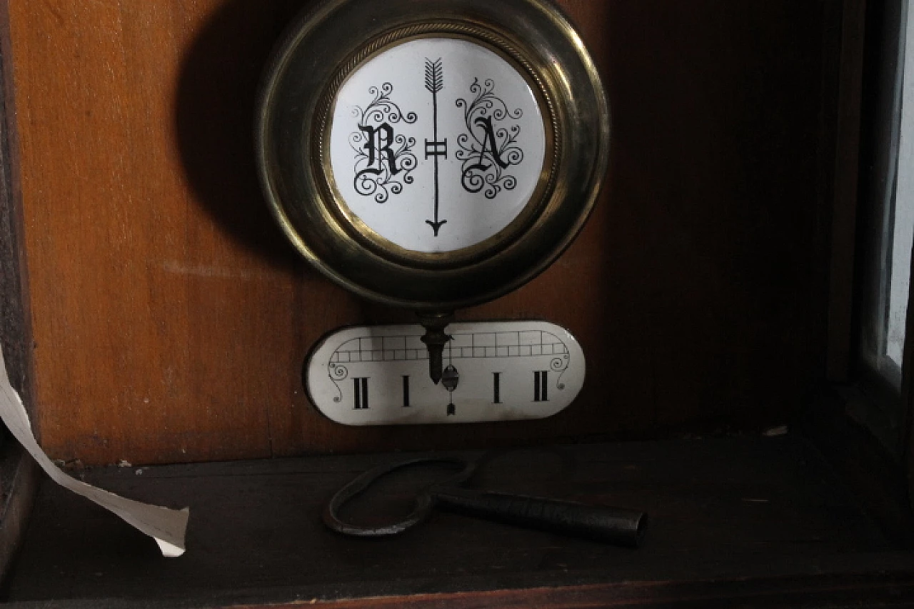 Walnut Junghans pendulum clock, early 20th century 14