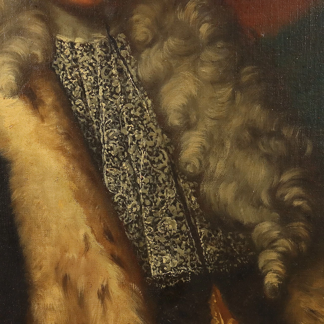Portrait of a tuscan nobleman, oil on canvas, 18th century 4
