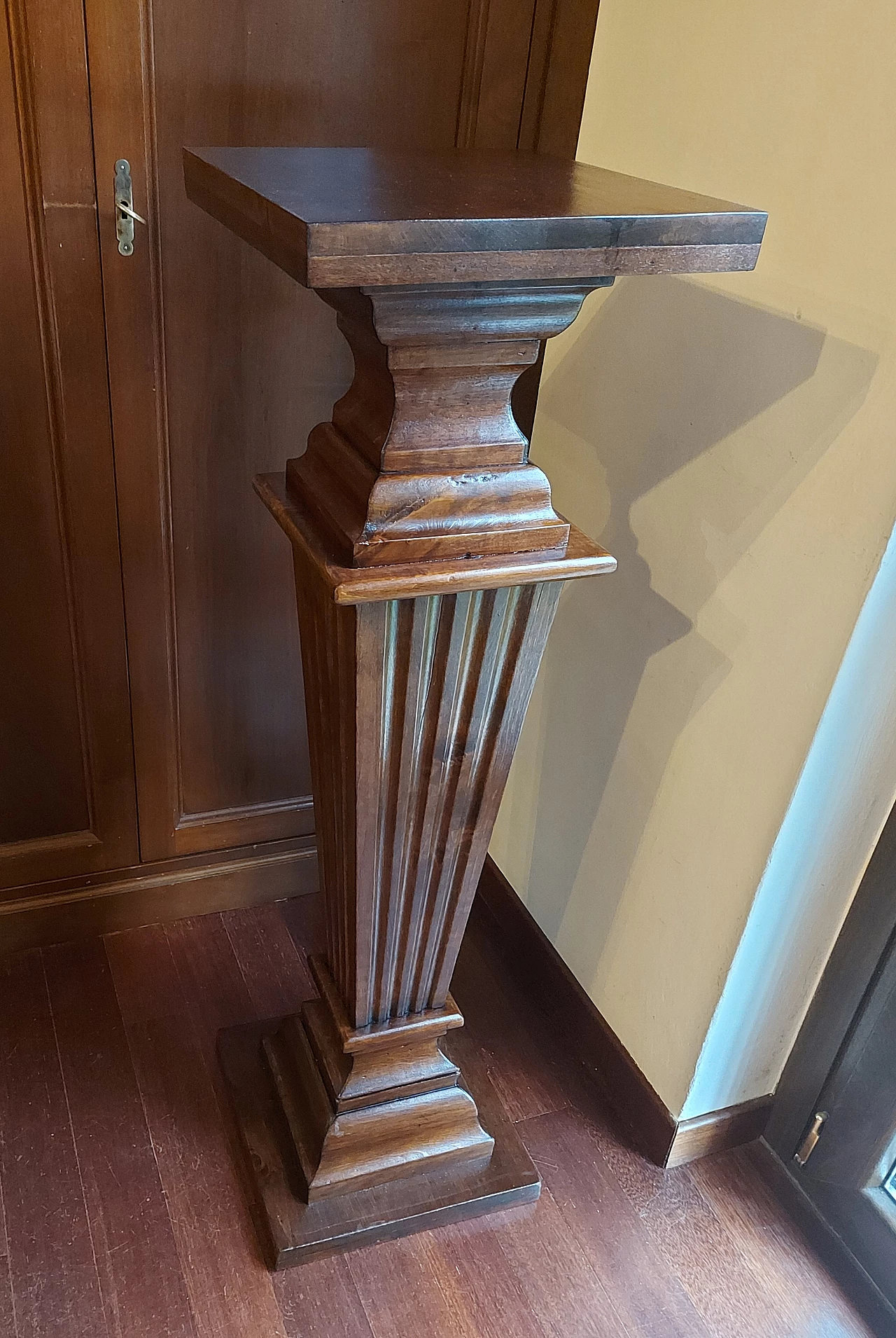 Neoclassical style wood column, 1950s 1