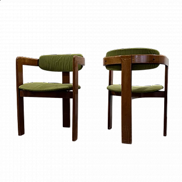 Pair of armchairs in the style of Afra and Tobia Scarpa