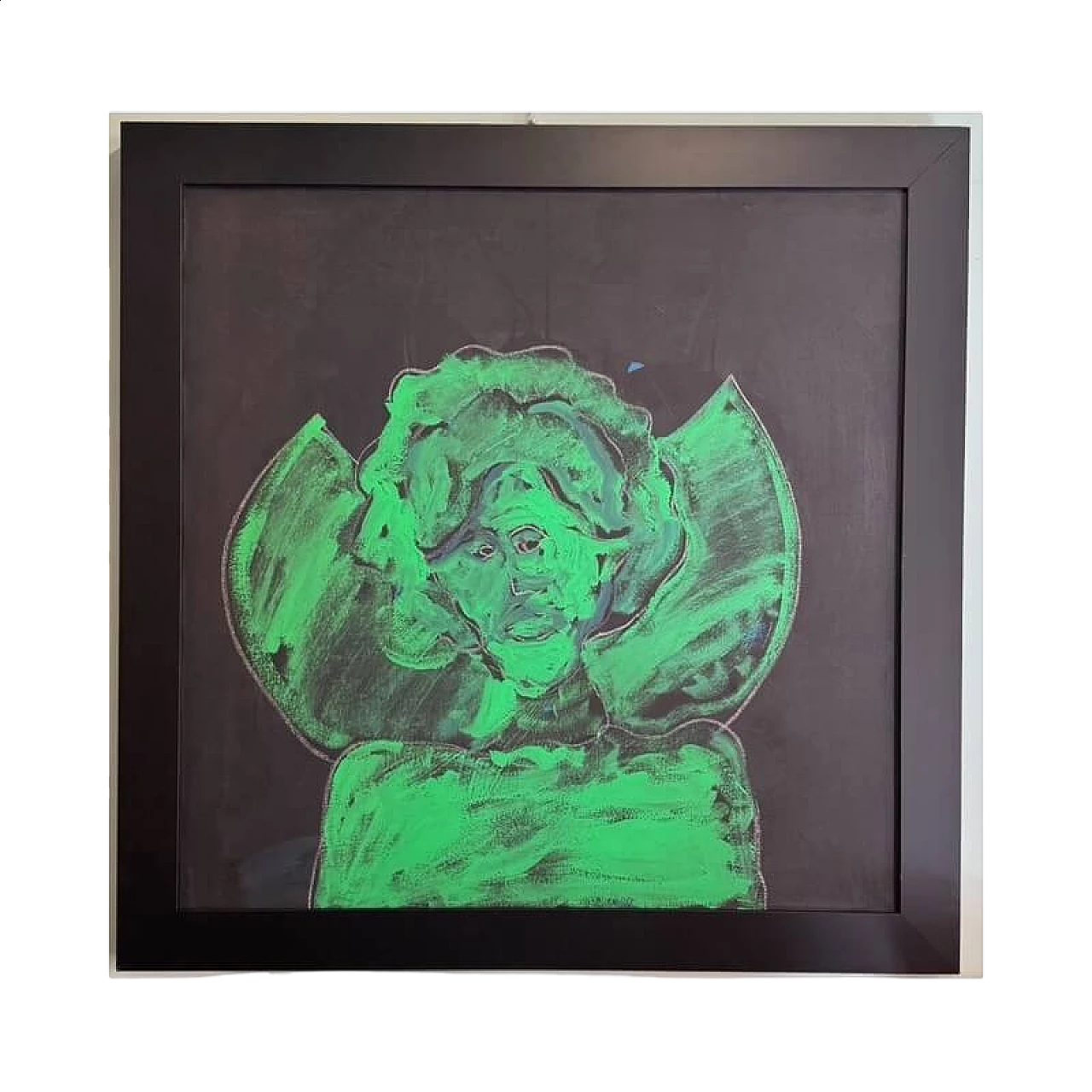 Tano Festa, Angel, tempera and chalk on canvas, 1986 10