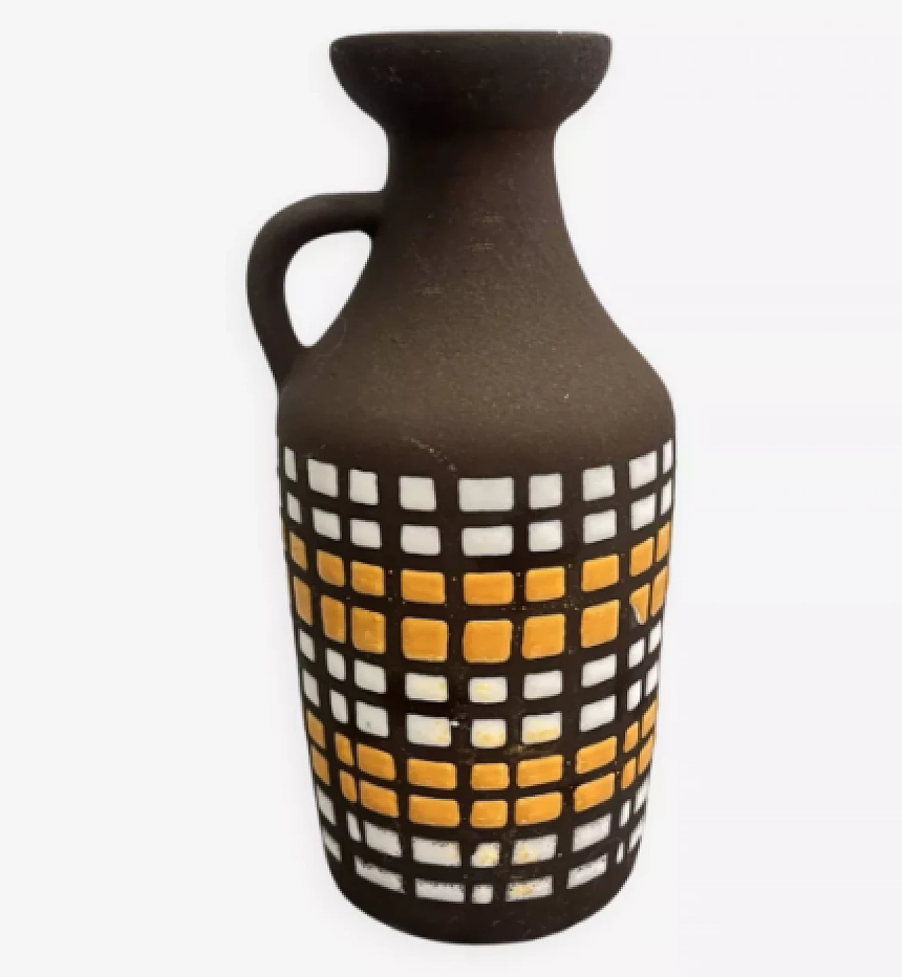 Vaso 1302 in ceramica di Strehla Keramik, anni '70 1