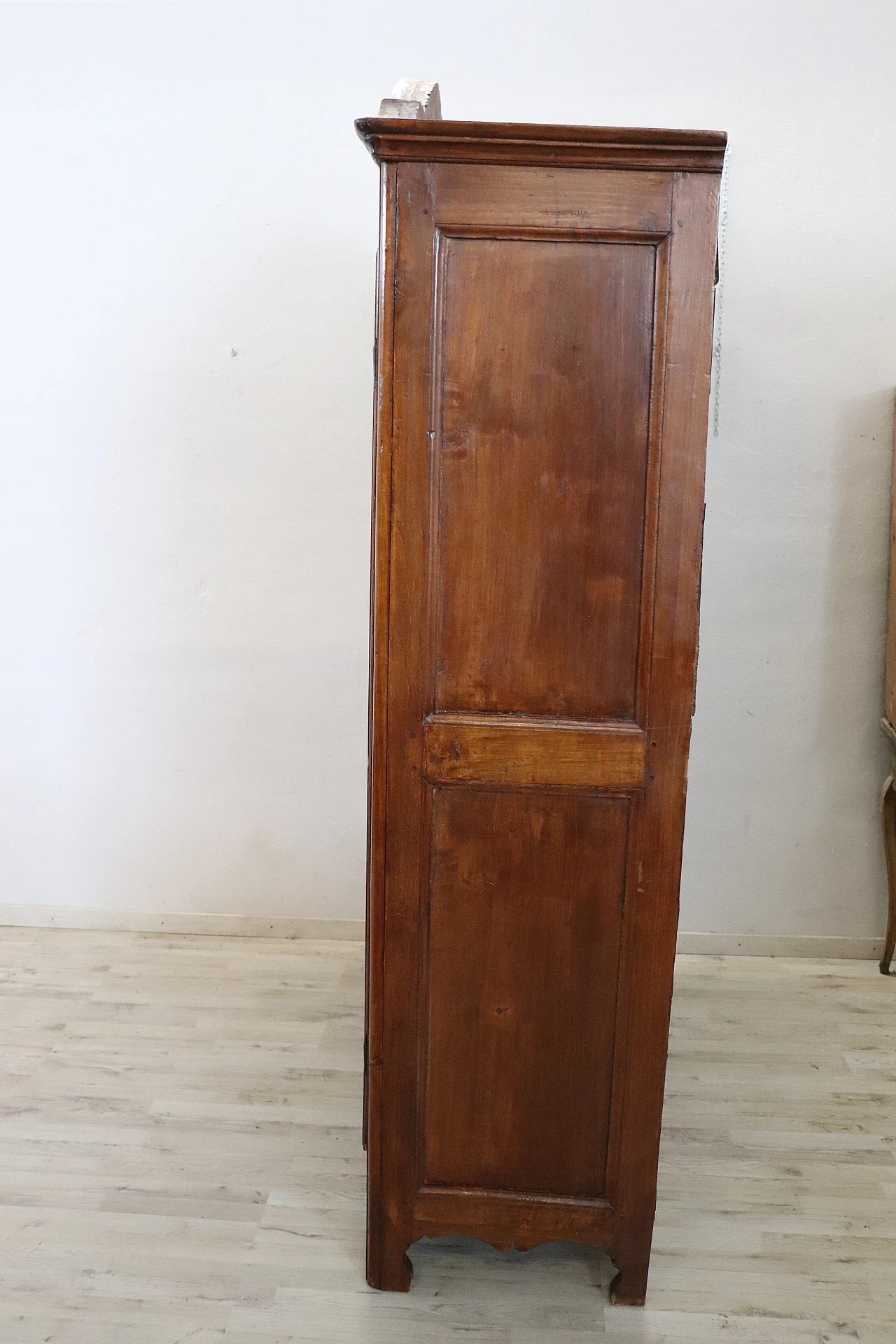 Baroque solid poplar wardrobe, early 18th century 15