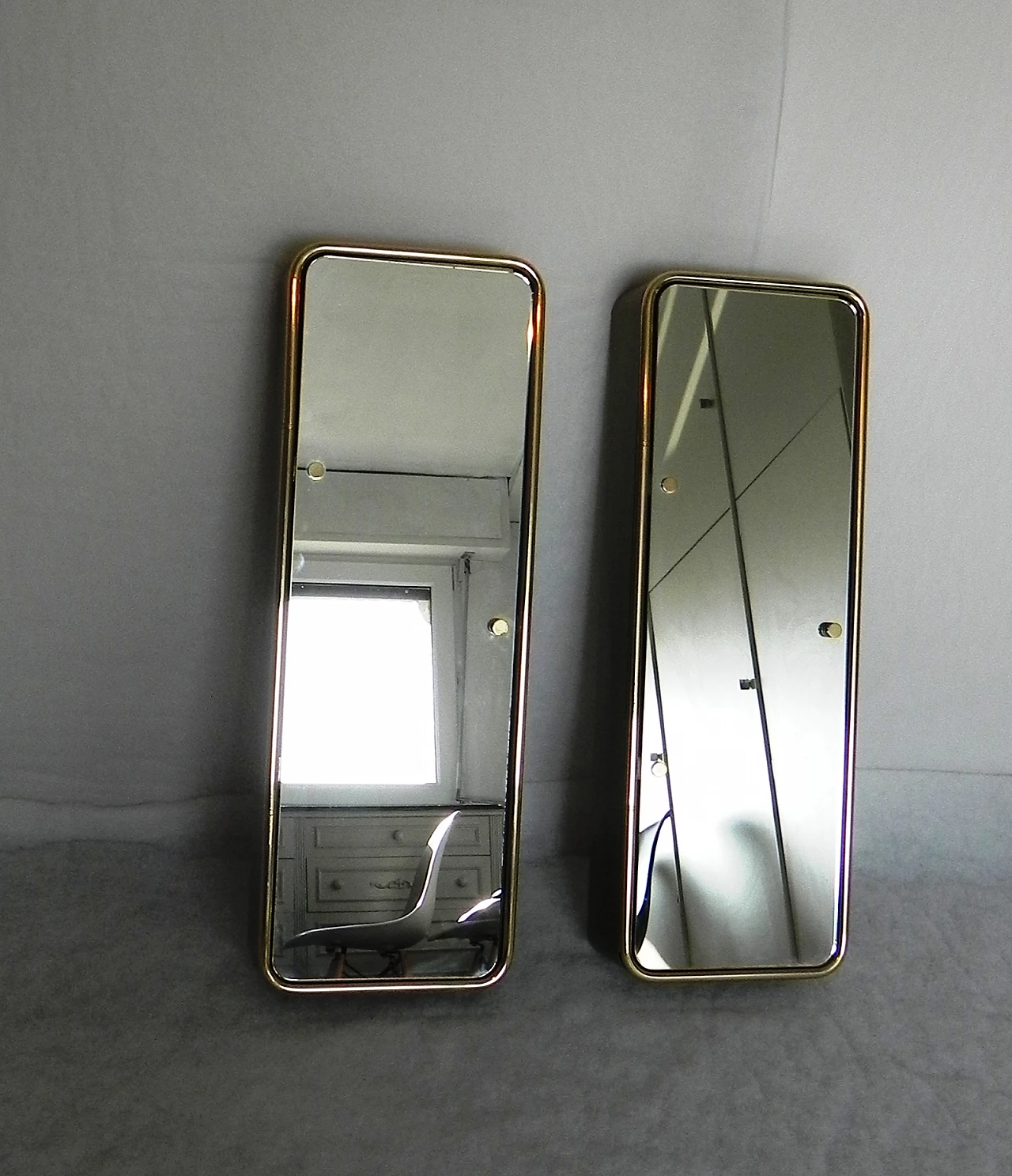 Pair of storage mirrors by Jean Pierre Design, 1970s 4
