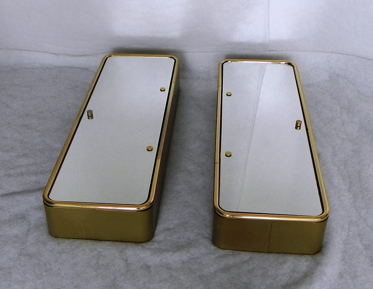 Pair of storage mirrors by Jean Pierre Design, 1970s 11