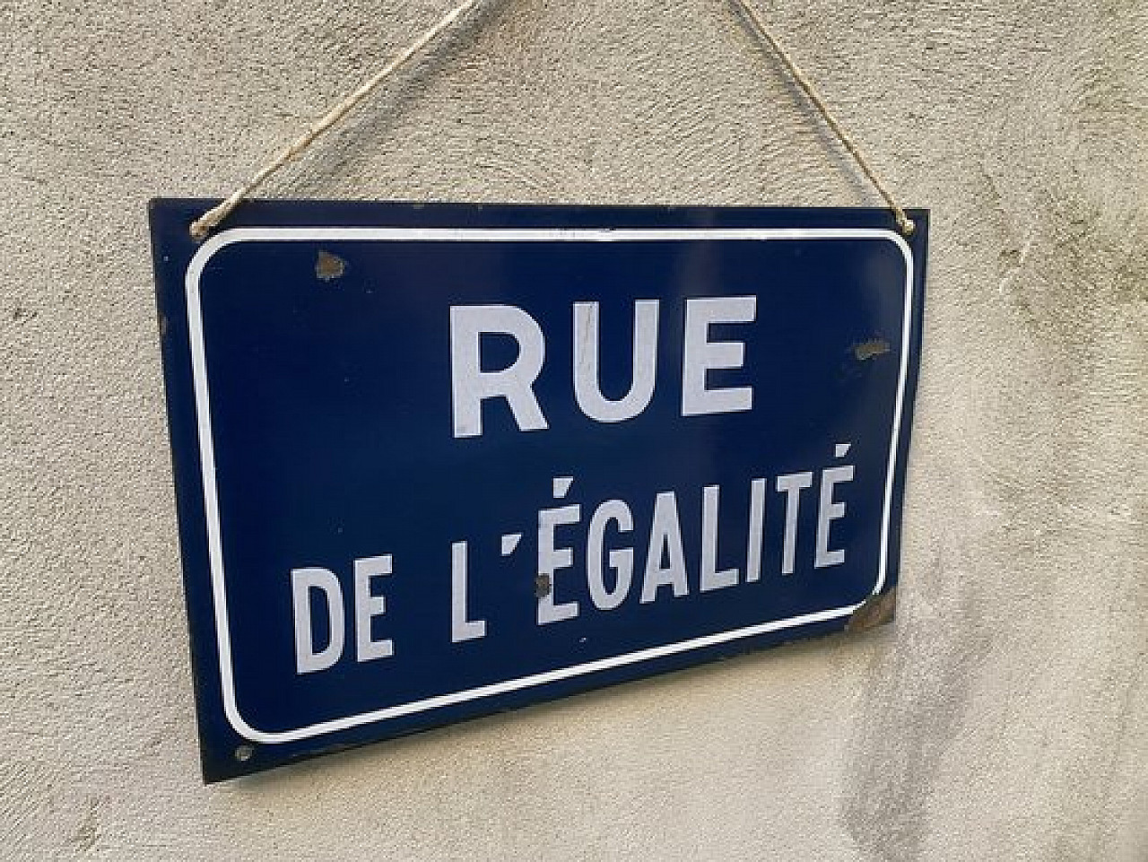 Insegna smaltata francese, anni '50 2