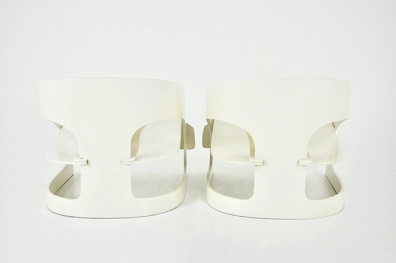 Pair of 4801 armchairs by Joe Colombo for Kartell, 1960s 5