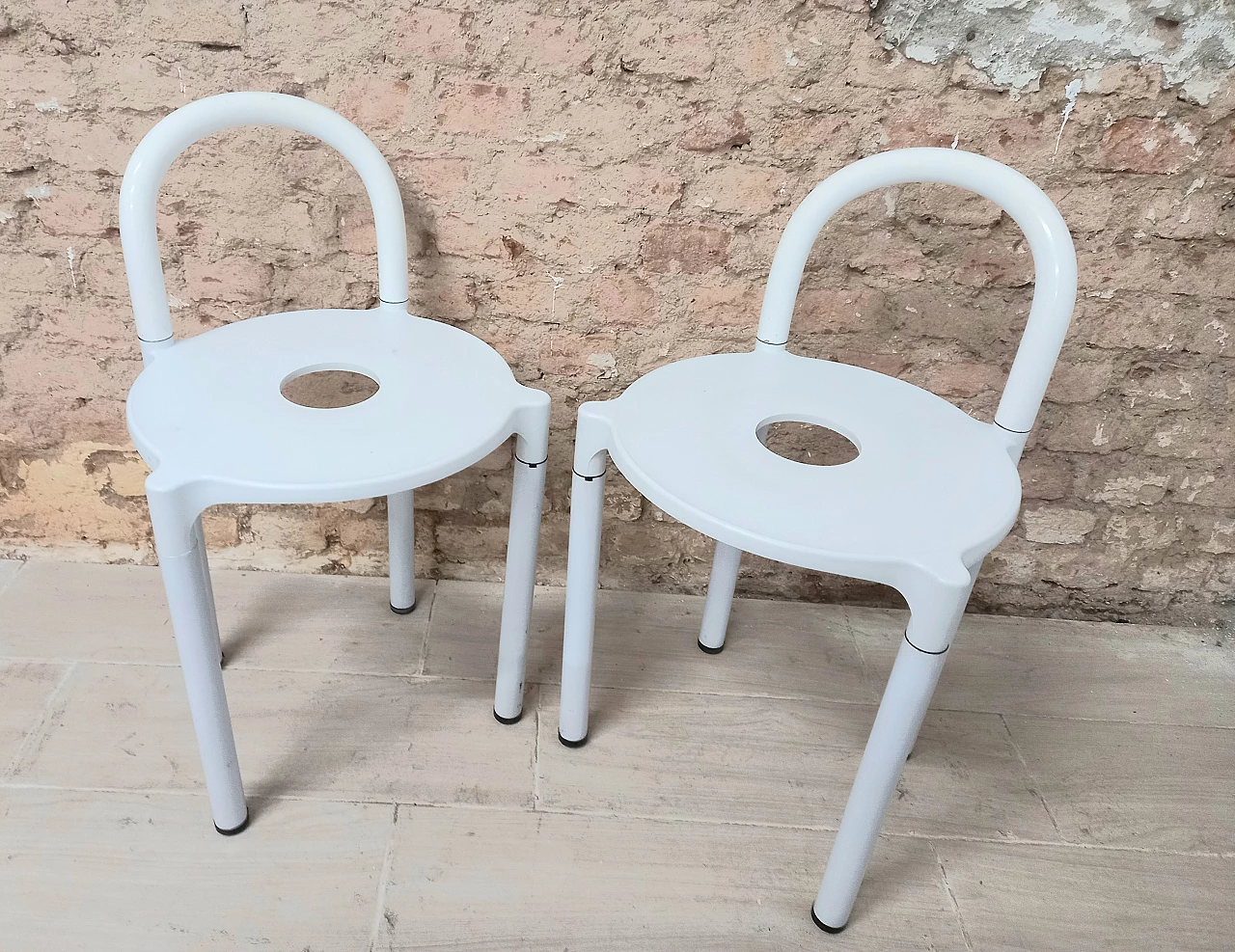 Pair of Polo chairs by Anna Castelli Ferrieri per Kartell, 1995 1