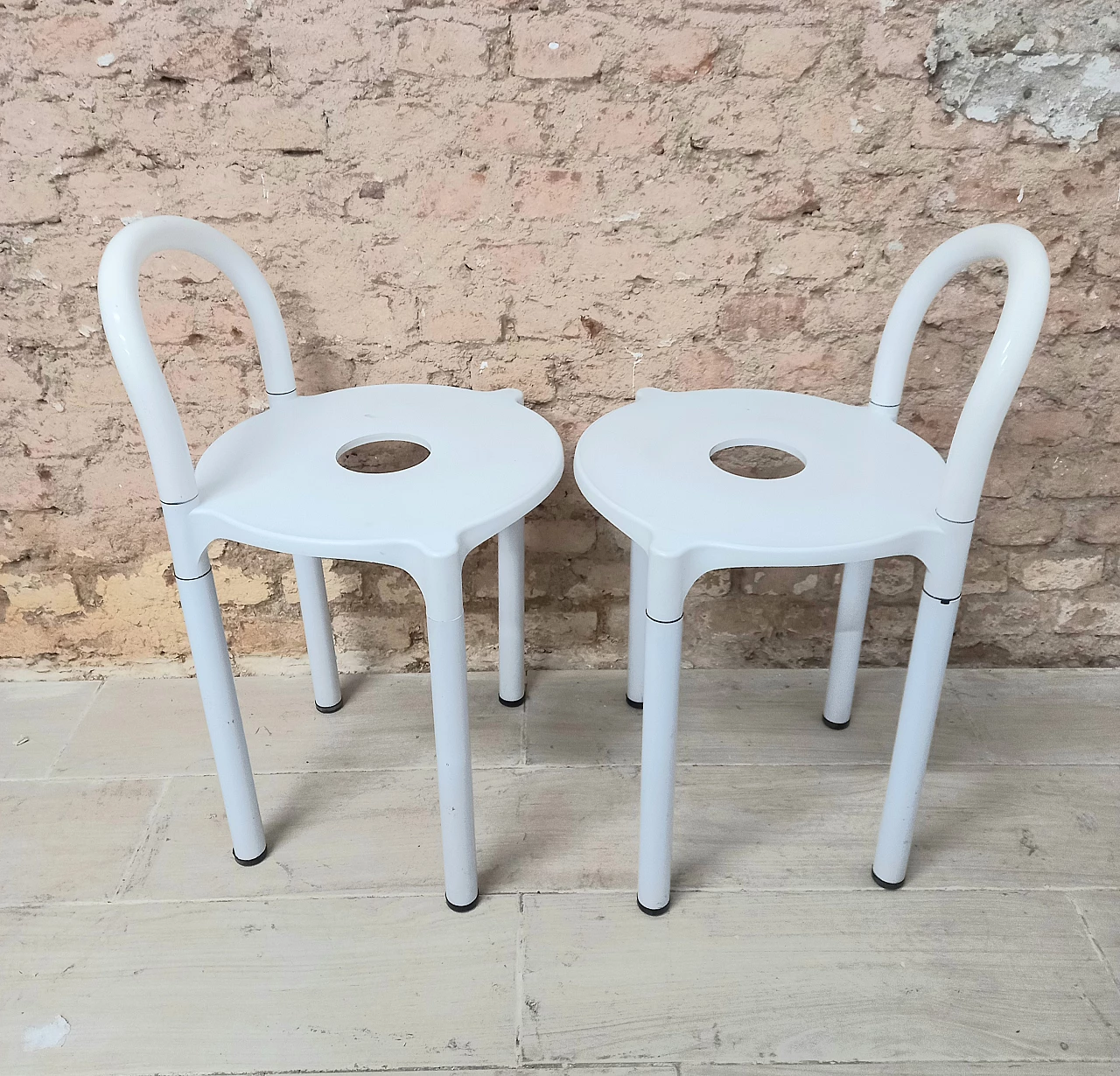 Pair of Polo chairs by Anna Castelli Ferrieri per Kartell, 1995 2