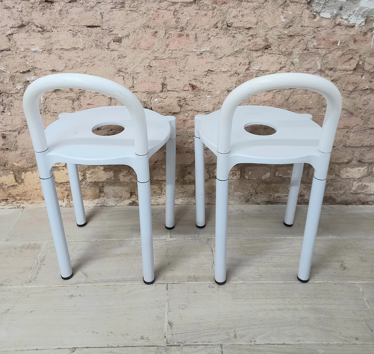 Pair of Polo chairs by Anna Castelli Ferrieri per Kartell, 1995 3