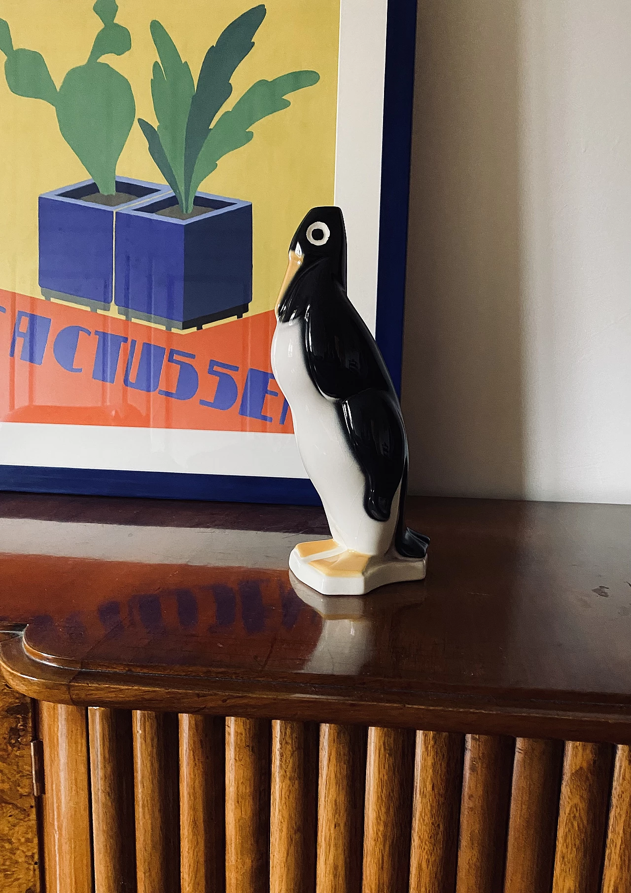 Saint Clement ceramic solifleur vase, 1920s 2