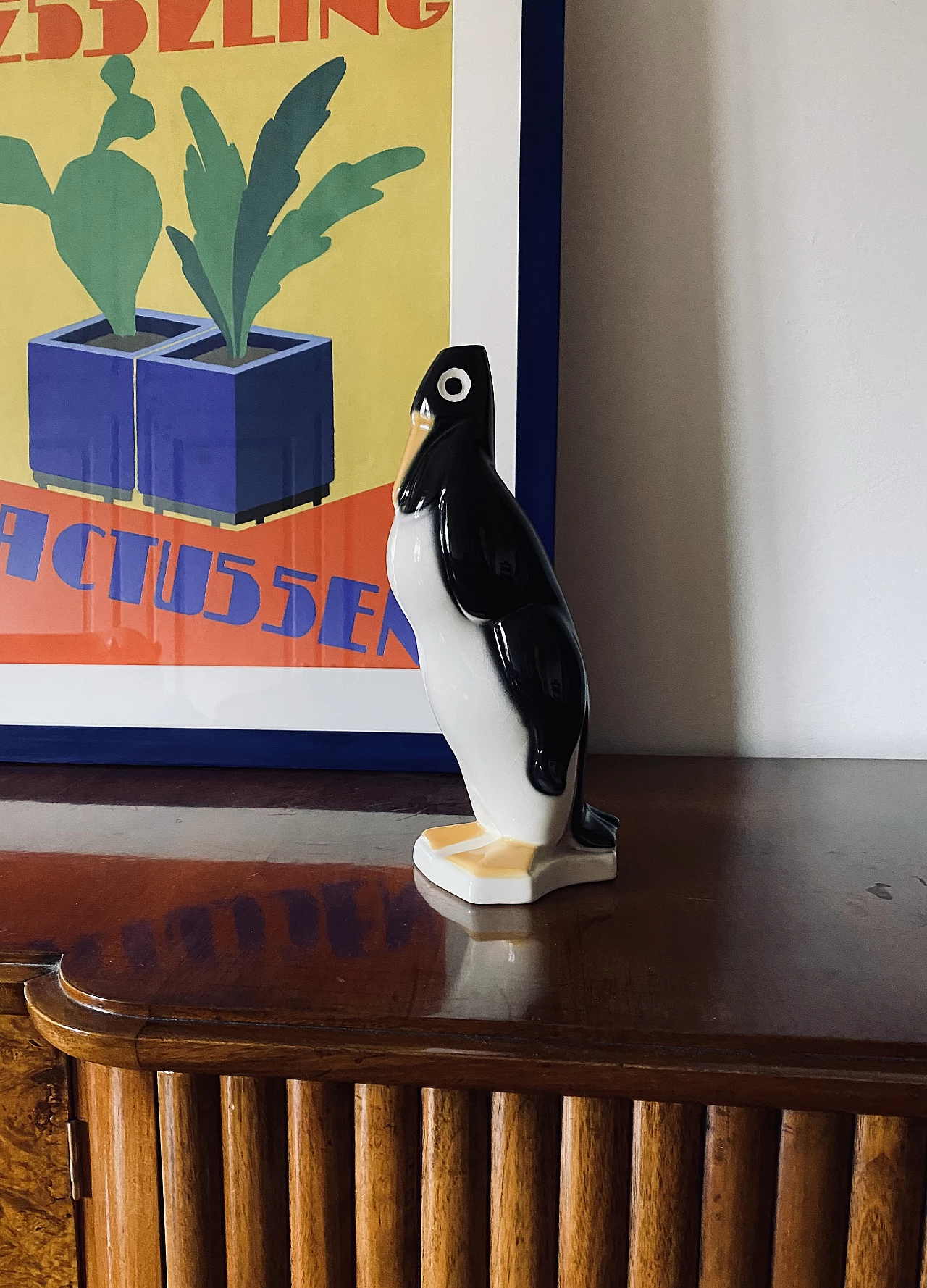 Saint Clement ceramic solifleur vase, 1920s 3